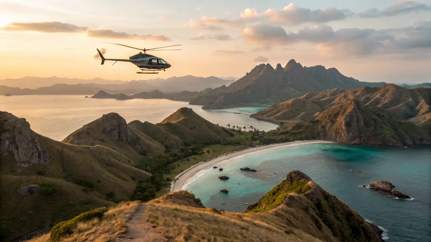 Golden Hours (07:00-09:00) | Tour Helikopter Labuan Bajo