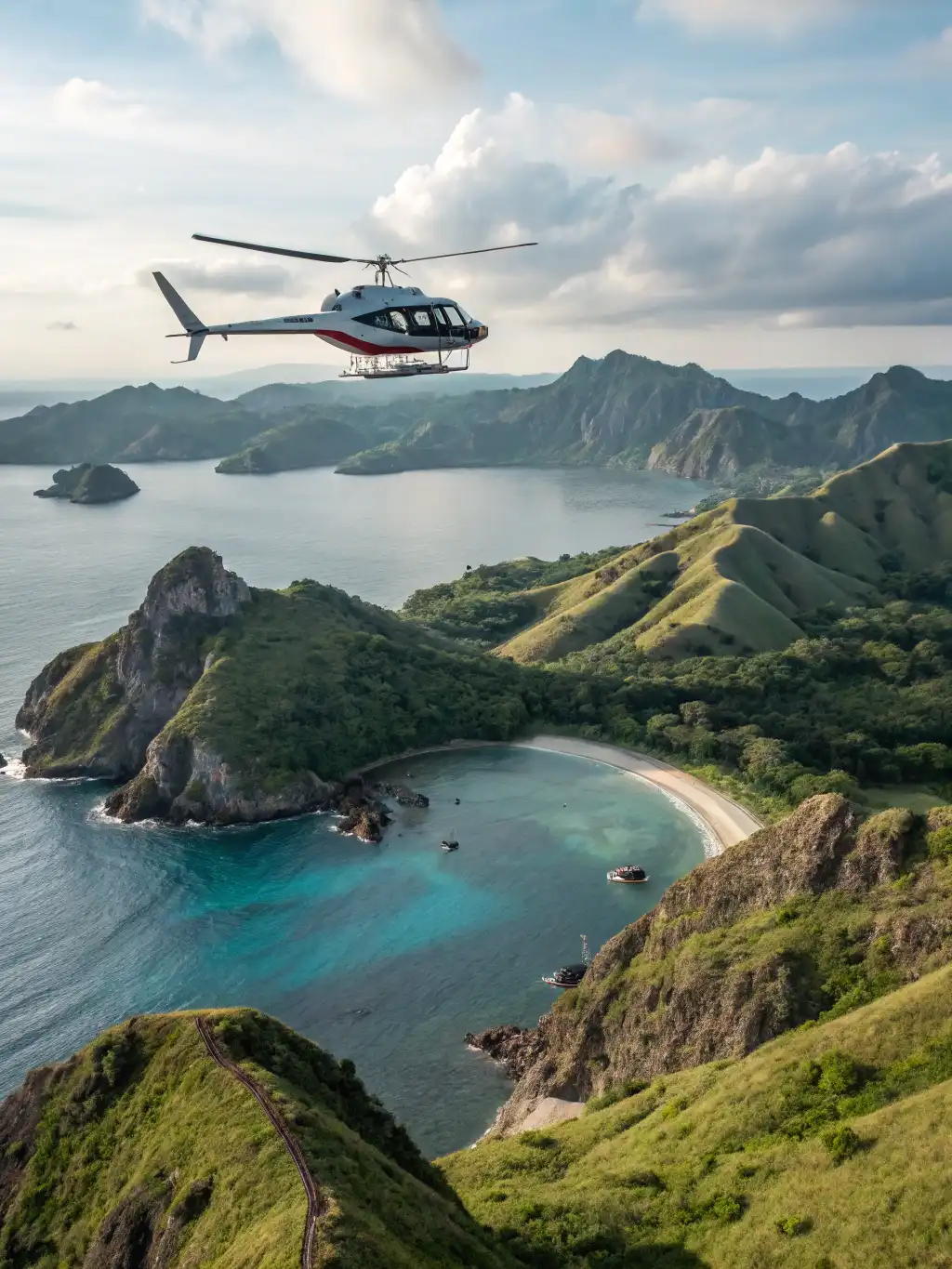 Pulau Padar | Tour Helikopter Labuan Bajo
